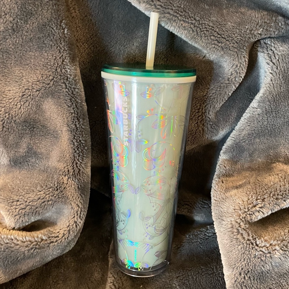 Starbucks Winter Holiday Color Changing Mint Green Venti Tumbler
